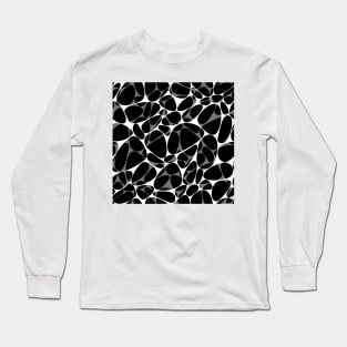 Monochrome pebble mix Long Sleeve T-Shirt